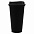 Стакан с крышкой Color Cap Black, черный с логотипом в Волгограде заказать по выгодной цене в кибермаркете AvroraStore