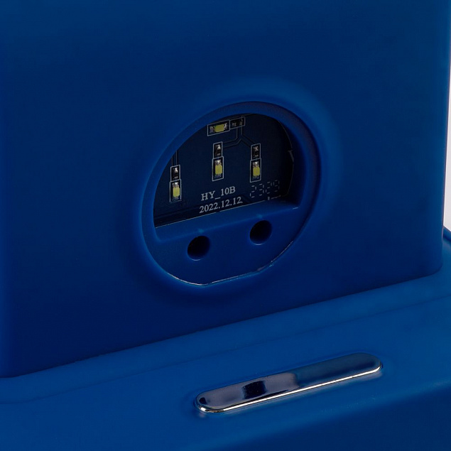Магнитная зарядная станция Cooper Duo, синяя с логотипом в Волгограде заказать по выгодной цене в кибермаркете AvroraStore