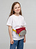 Поясная сумка детская Kiddo, бордовая с серым с логотипом в Волгограде заказать по выгодной цене в кибермаркете AvroraStore
