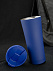 Термостакан Smoothy, синий с логотипом в Волгограде заказать по выгодной цене в кибермаркете AvroraStore