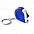 Рулетка- брелок 1 м TRESNA, Королевский синий с логотипом в Волгограде заказать по выгодной цене в кибермаркете AvroraStore