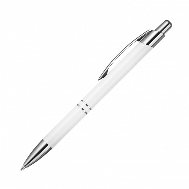 Шариковая ручка Portobello PROMO, белая с логотипом в Волгограде заказать по выгодной цене в кибермаркете AvroraStore