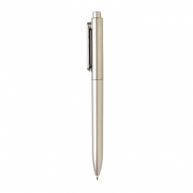 Ручка X6, серый с логотипом в Волгограде заказать по выгодной цене в кибермаркете AvroraStore