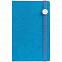 Ежедневник Nova Round, недатированный, голубой с логотипом в Волгограде заказать по выгодной цене в кибермаркете AvroraStore