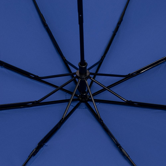 Зонт складной Fillit, синий с логотипом в Волгограде заказать по выгодной цене в кибермаркете AvroraStore
