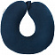 Подушка дорожная Global TA с застежкой-кнопкой, синяя с логотипом в Волгограде заказать по выгодной цене в кибермаркете AvroraStore