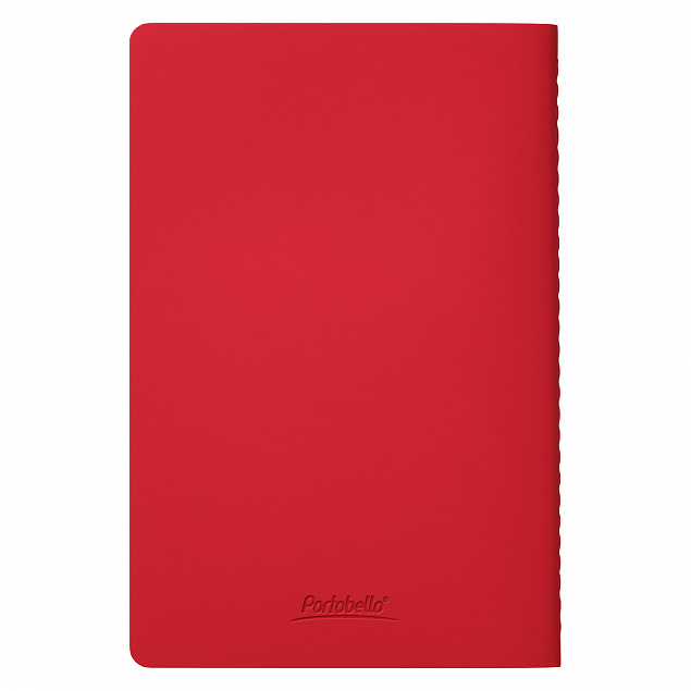 Блокнот Portobello Notebook Trend, Alpha slim, красный с логотипом в Волгограде заказать по выгодной цене в кибермаркете AvroraStore