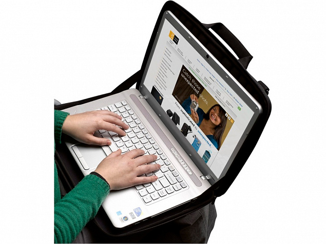 Чехол с ручками и ремешком Case Logic для ноутбука 16 с логотипом в Волгограде заказать по выгодной цене в кибермаркете AvroraStore