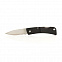 BOMBER Нож складной, нержавеющая сталь, черный с логотипом в Волгограде заказать по выгодной цене в кибермаркете AvroraStore