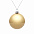 Елочный шар Finery Gloss, 8 см, глянцевый золотистый с логотипом в Волгограде заказать по выгодной цене в кибермаркете AvroraStore