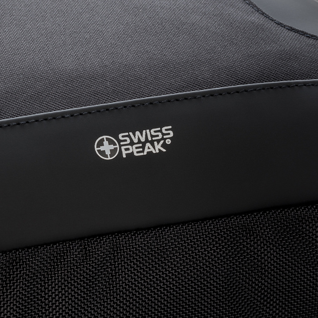 Сумка для ноутбука Swiss Peak, 15", черный с логотипом в Волгограде заказать по выгодной цене в кибермаркете AvroraStore