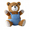 Игрушка Плюшевый медведь с логотипом в Волгограде заказать по выгодной цене в кибермаркете AvroraStore