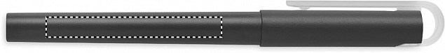 Шариковая ручка с гелевыми черн с логотипом в Волгограде заказать по выгодной цене в кибермаркете AvroraStore