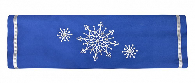 Упаковка-конфета «Снежинки», синяя с логотипом в Волгограде заказать по выгодной цене в кибермаркете AvroraStore