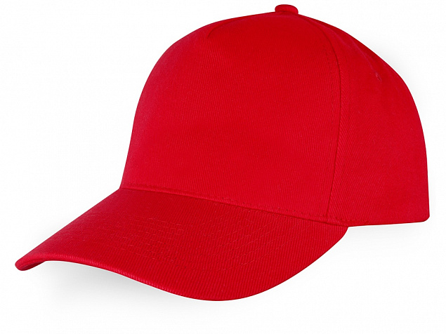 Бейсболка Florida 5-ти панельная, красный с логотипом в Волгограде заказать по выгодной цене в кибермаркете AvroraStore
