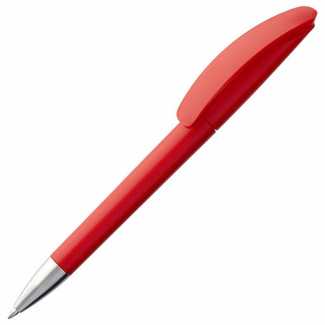Ручка шариковая Prodir DS3.1 TPC, красная с логотипом в Волгограде заказать по выгодной цене в кибермаркете AvroraStore