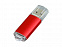 USB-флешка на 16 Гб с прозрачным колпачком с логотипом в Волгограде заказать по выгодной цене в кибермаркете AvroraStore