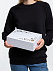 Коробка Frosto, S, белая с логотипом в Волгограде заказать по выгодной цене в кибермаркете AvroraStore