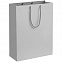 Пакет бумажный Porta XL, серый с логотипом в Волгограде заказать по выгодной цене в кибермаркете AvroraStore