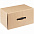 Коробка Matter High Light, крафт с белой ручкой с логотипом в Волгограде заказать по выгодной цене в кибермаркете AvroraStore