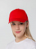 Бейсболка Promo, красная с логотипом в Волгограде заказать по выгодной цене в кибермаркете AvroraStore