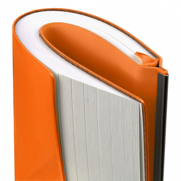 Ежедневник Kroom, недатированный, оранжевый с логотипом в Волгограде заказать по выгодной цене в кибермаркете AvroraStore