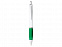 Ручка шариковая Nash, белый/зеленый, черные чернила с логотипом в Волгограде заказать по выгодной цене в кибермаркете AvroraStore