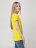 Футболка женская T-bolka Lady, желтая с логотипом в Волгограде заказать по выгодной цене в кибермаркете AvroraStore