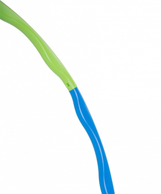 Обруч массажный Hula Hoop, сине-зеленый с логотипом в Волгограде заказать по выгодной цене в кибермаркете AvroraStore