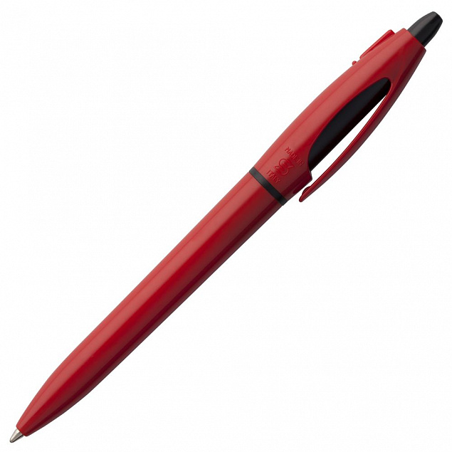 Ручка шариковая S! (Си), красная с логотипом в Волгограде заказать по выгодной цене в кибермаркете AvroraStore