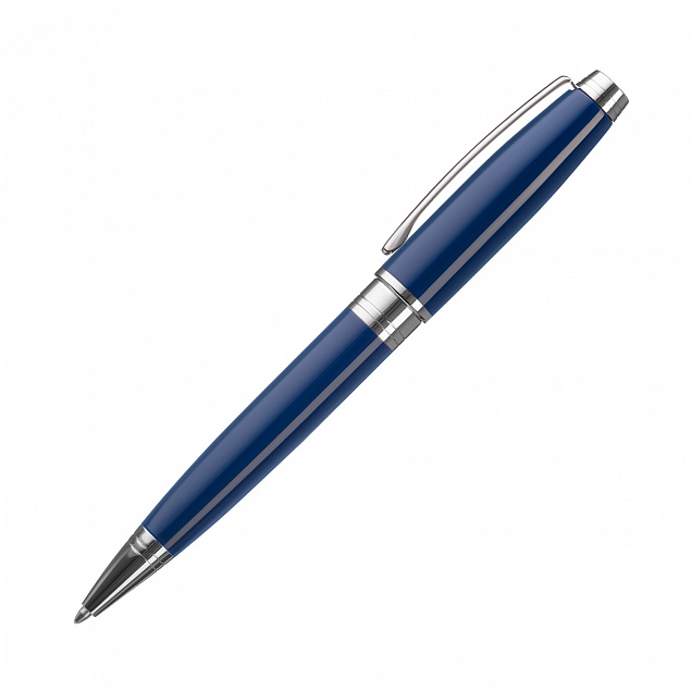 Шариковая ручка Soprano, синяя с логотипом в Волгограде заказать по выгодной цене в кибермаркете AvroraStore
