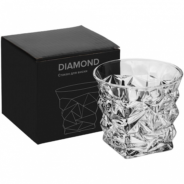 Стакан для виски Diamond с логотипом в Волгограде заказать по выгодной цене в кибермаркете AvroraStore