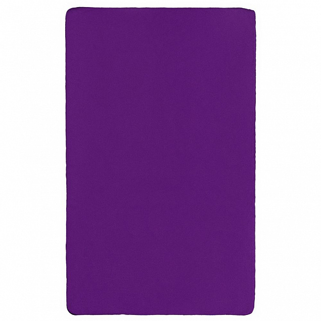 Флисовый плед Warm&Peace, фиолетовый с логотипом в Волгограде заказать по выгодной цене в кибермаркете AvroraStore