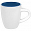 Кофейная кружка Pairy с ложкой, синяя с красной с логотипом в Волгограде заказать по выгодной цене в кибермаркете AvroraStore