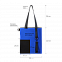Шоппер Superbag Color (синий с чёрным) с логотипом в Волгограде заказать по выгодной цене в кибермаркете AvroraStore