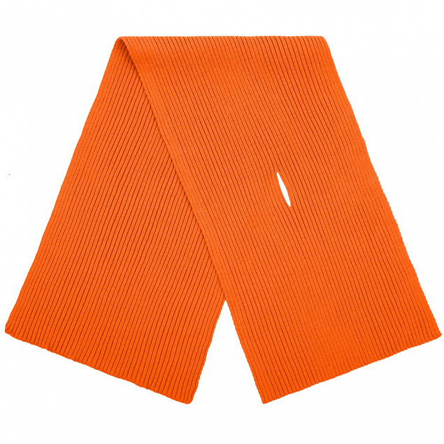 Шарф Yong, оранжевый с логотипом в Волгограде заказать по выгодной цене в кибермаркете AvroraStore