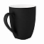 Керамическая кружка Tulip 380 ml, soft-touch, черная с логотипом в Волгограде заказать по выгодной цене в кибермаркете AvroraStore