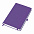 Бизнес-блокнот "Justy", 130*210 мм, светло-голубой, твердая обложка,  резинка 7 мм, блок-линейка с логотипом в Волгограде заказать по выгодной цене в кибермаркете AvroraStore