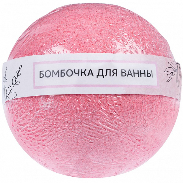 Бомбочка для ванны Feeria, розовая орхидея с логотипом в Волгограде заказать по выгодной цене в кибермаркете AvroraStore