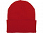 Шапка Dunant, двуслойная, красный с логотипом в Волгограде заказать по выгодной цене в кибермаркете AvroraStore