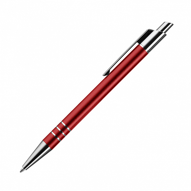 Шариковая ручка City, красная с логотипом в Волгограде заказать по выгодной цене в кибермаркете AvroraStore