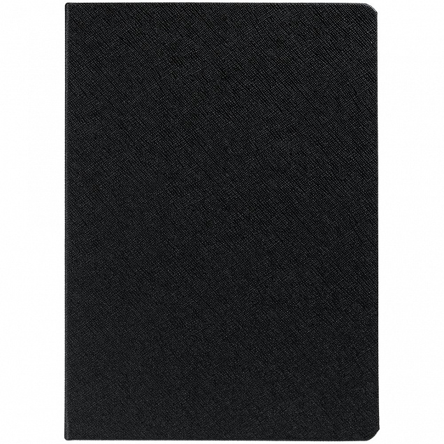 Ежедневник Saffian, недатированный, черный с логотипом в Волгограде заказать по выгодной цене в кибермаркете AvroraStore