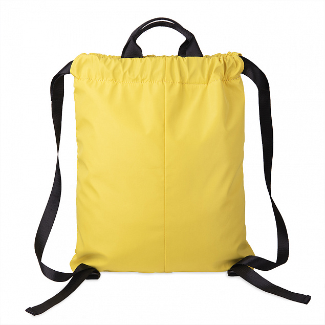 Рюкзак RUN new, жёлтый, 48х40см, 100% полиэстер с логотипом в Волгограде заказать по выгодной цене в кибермаркете AvroraStore