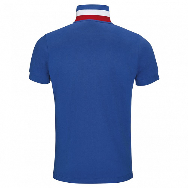 Рубашка поло мужская Patriot 200, ярко-синяя с логотипом в Волгограде заказать по выгодной цене в кибермаркете AvroraStore