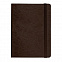 Ежедневник недатированный Boomer, А5,  темно-коричневый, кремовый блок, без обреза с логотипом в Волгограде заказать по выгодной цене в кибермаркете AvroraStore