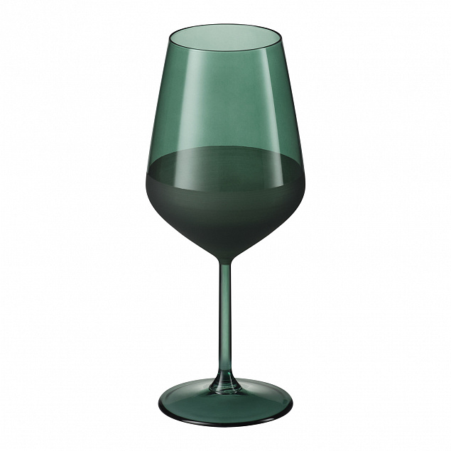 Бокал для вина, Emerald, 490 ml, зеленый с логотипом в Волгограде заказать по выгодной цене в кибермаркете AvroraStore