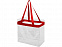 Сумка Hampton, прозрачный/красный с логотипом в Волгограде заказать по выгодной цене в кибермаркете AvroraStore