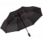 Зонт складной AOC Mini ver.2, красный с логотипом в Волгограде заказать по выгодной цене в кибермаркете AvroraStore