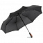 Зонт складной Stormmaster, черный с логотипом в Волгограде заказать по выгодной цене в кибермаркете AvroraStore