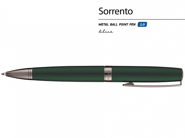 Ручка металлическая шариковая «Sorento» с логотипом в Волгограде заказать по выгодной цене в кибермаркете AvroraStore